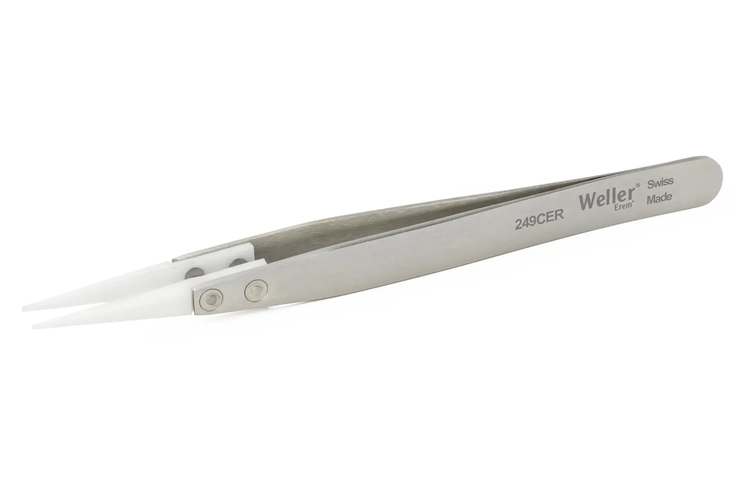 Produktfoto 1 von Erem Edelstahl Pinzette, 130 mm Gerade, Spitze Spitz Antimagnetisch