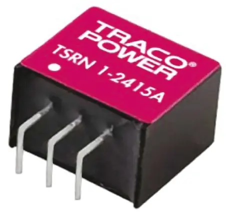 Produktfoto 1 von TRACOPOWER Schaltregler, Eingang 8 → 29 V dc, 8 → 42 V dc / Ausgang ±6.5V dc, 1 Ausg., 1 A, 300 mA,