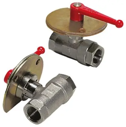 Produktfoto 1 von Legris Kugelventil Mit Gewinde Mit Gewinde aus Sandgestrahltes vernickeltes Messing G