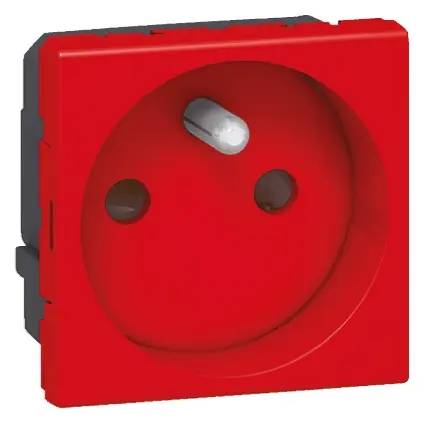 Produktfoto 1 von Legrand Steckdose Geschaltet 2P + E, RJ45, USB Grau, Weiß, Schwarz / 16 A