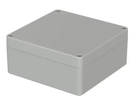 Produktfoto 1 von Bopla Euromas; Gehäuse; Polycarbonat; Hellgrau; IK07 IP66 Breite 120 mm Höhe 55 mm Länge 122 mm