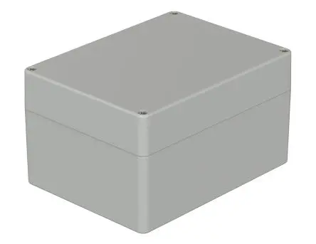 Produktfoto 1 von Bopla Euromas; Gehäuse; Polycarbonat; Hellgrau; IK07 IP66 Breite 120 mm Höhe 90 mm Länge 160 mm