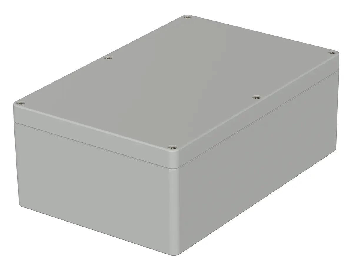 Produktfoto 1 von Bopla Euromas; Gehäuse; Polycarbonat; Hellgrau; IK07 IP66 Breite 160.3 mm Höhe 90 mm Länge 240.3 mm