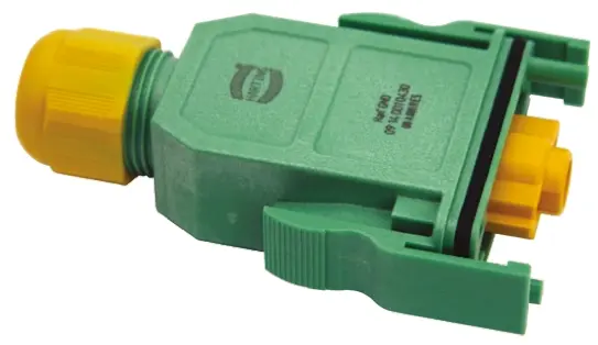 Produktfoto 1 von HARTING HAN Modular Kappe für robusten Stromversorgungsstecker Snap-In-Verschluss Steckverbinderkappe, IP65