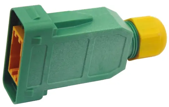 Produktfoto 1 von HARTING HAN Modular Kappe für robusten Stromversorgungsstecker Snap-In-Verschluss, Kabel Steckverbinderkappe, IP65