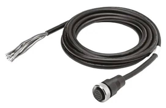 Produktfoto 1 von Omron OS32C Sensor-Betätigungselementkabel, Mini-Steckverbinder 4 / 4-poliger Stecker, M12, Länge 10 m