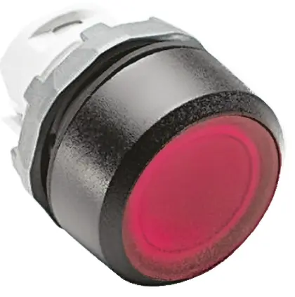 Produktfoto 1 von ABB ABB Modular Drucktastenkopf Ø 22 mm, Rot Tastend Rund Rund Kunststoff, IP66