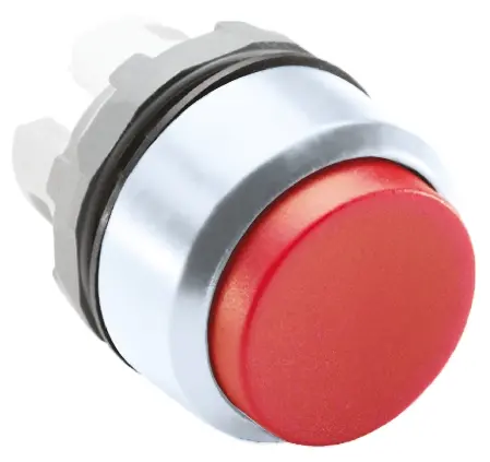 Produktfoto 1 von ABB ABB Modular Drucktastenkopf Ø 22 mm, Rot Tastend Rund Rund Kunststoff, IP66