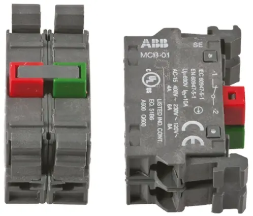 Produktfoto 1 von ABB ABB Modular Kontaktblock 1 Schließer/1 Öffner