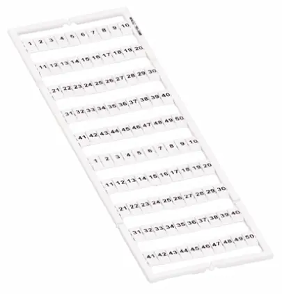Produktfoto 1 von WAGO 1 - 50 Markierungskit für Markierstreifen