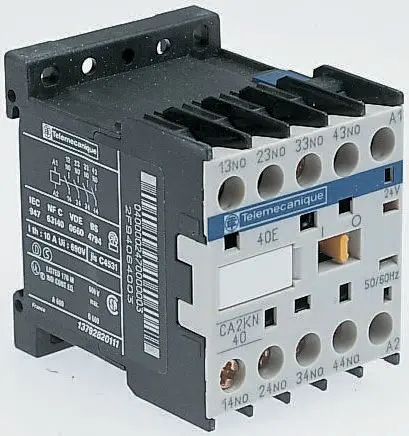 Produktfoto 1 von Schneider Electric CA2KN Schütz 400 V-Spule, 4-polig, 690V ac / 10 A 400 V 2 Schließer/2 Öffner Steuerrelais