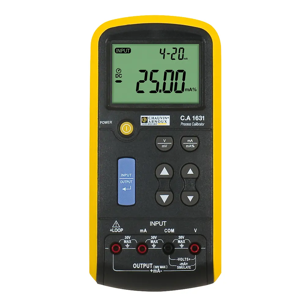 Produktfoto 1 von Chauvin Arnoux CA 1631 Strom- und Spannungskalibrator, 20V dc / 24 mA, ±0.015 %