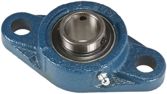 Produktfoto 1 von RS PRO 2-Loch Lagereinheit aus Gusseisen, Innen-Ø 12.7 mm, 130 mm x 130 mm