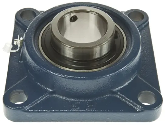 Produktfoto 1 von RS PRO 4-Loch Flansch Lagereinheit aus Gusseisen, Innen-Ø 60 mm, 187 mm x 187 mm