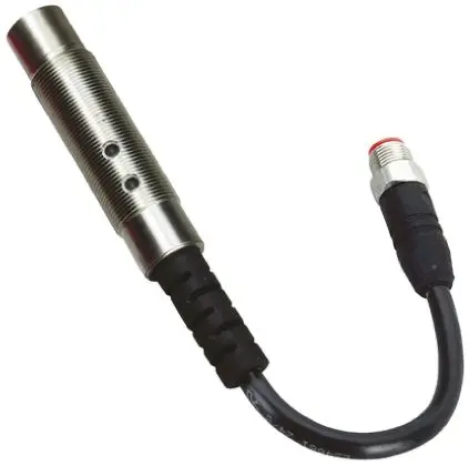Produktfoto 1 von Guardmaster 440N RFID 8-polig M12 Berührungsloser Sicherheitsschalter 24V dc aus Edelstahl, 2 PNP / 1, Einmalig codiert