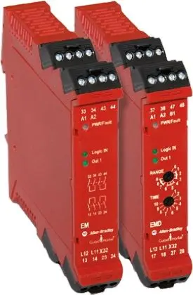 Produktfoto 1 von Allen Bradley Guardmaster 440-R Ausgangsmodul, 24V dc 4 Schließer / 5 Ausgänge / 2.5 W