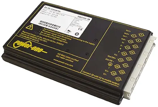 Produktfoto 1 von BEL POWER SOLUTIONS INC Q DC/DC Konverter, 5.5V OUT 24 mA Rack 36V 4.2 kV dc 102 W 71 °C 71 °C