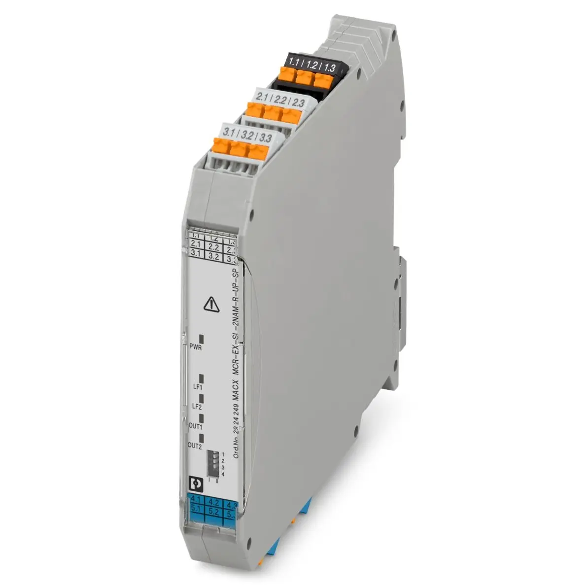 Produktfoto 1 von Phoenix Contact Trennbarriere 2-kanalig 230 V ac/dc, 24 V ac/dc ATEX