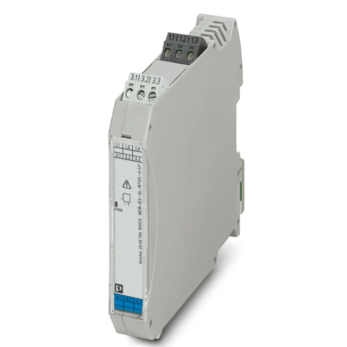 Produktfoto 1 von Phoenix Contact Trennbarriere 1-kanalig Analog 230 V ac/dc, 24 V ac/dc ATEX