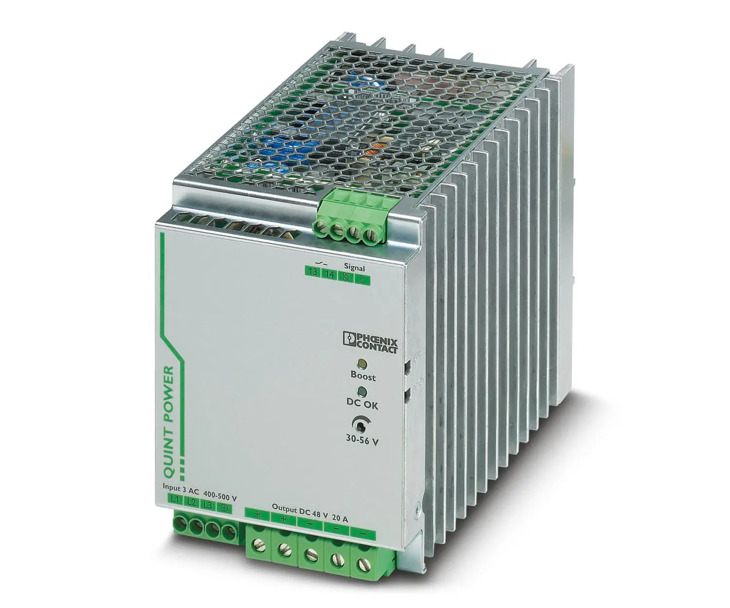 Produktfoto 1 von Phoenix Contact QUINT-PS/3AC/48DC/20 DIN-Schienen Netzteil Getaktet 48V dc / 20A 960W 320 → 575V ac