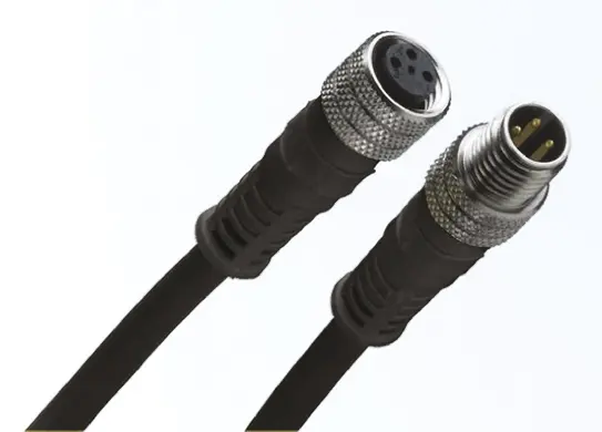 Produktfoto 1 von Molex 1200, 3-polig Sensor-Betätigungselementkabel, Gerade Buchse 3 / Gerade Stecker, Länge 2 m