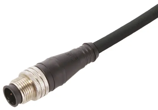 Produktfoto 1 von Molex Brad Micro-Change (M12) Sensor-Betätigungselementkabel, Gerade Stecker 4 / Nicht abgeschlossen Stecker