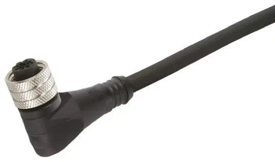 Produktfoto 1 von Molex Brad Micro-Change (M12) Sensor-Betätigungselementkabel, Rechtwinklig Buchse 4 / Nicht abgeschlossen Stecker, Länge