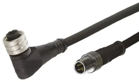 Produktfoto 1 von Molex Micro-Change, 4-polig Sensor-Betätigungselementkabel, Rechtwinklig Buchse 4 / Gerade Stecker, Länge 1 m