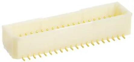 Produktfoto 1 von JST SHD Leiterplattenleiste Gerade, 40-polig / 2-reihig, Raster 1 mm Raster Oberfläche, Kabel-Platine, Ummantelt