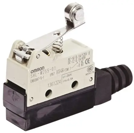 Omron SHL Endschalter, Rollenhebel 1-poliger Umschalter, IP67, Metall 250V ac 2A