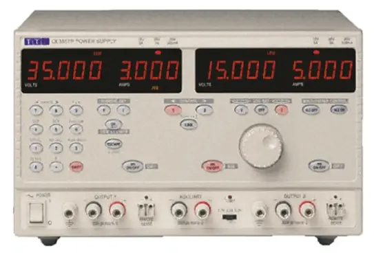 Produktfoto 1 von Aim-TTi QL564TP SII 3-Kanal Digital Labornetzgerät 242W, 6 V, 25 V, 56 V / 2 A, 3 A, 4 A, ISO-kalibriert