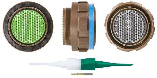 Produktfoto 1 von Souriau Sunbank by Eaton, 8D Kupferlegierung MIL-Spec Rundsteckverbinder Gerade, 128-polig, Kabel, Gehäuse 25 Stecker,