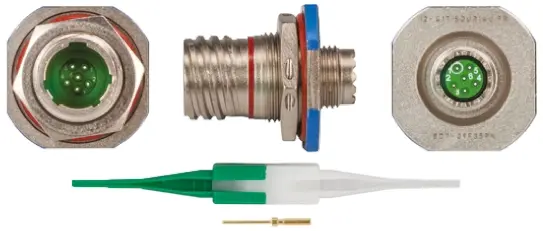 Souriau Sunbank by Eaton, 8D Kupferlegierung MIL-Spec Rundsteckverbinder Gerade, 6-polig, Panel, Gehäuse 09 Buchse,