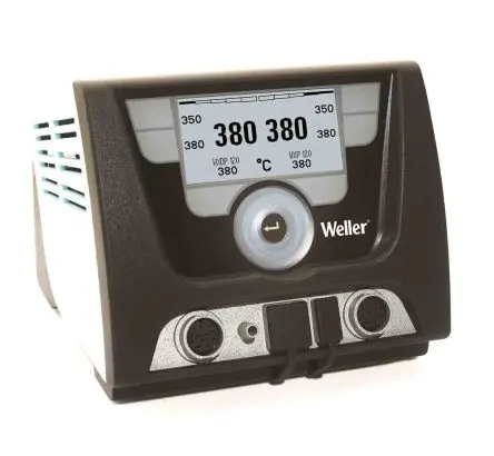 Produktfoto 1 von Weller WXD 2 Lötstation-Versorgungseinheit, Typ F, Typ G Entlöten/Löten 200 W / 230 V, 2-Kanal LCD