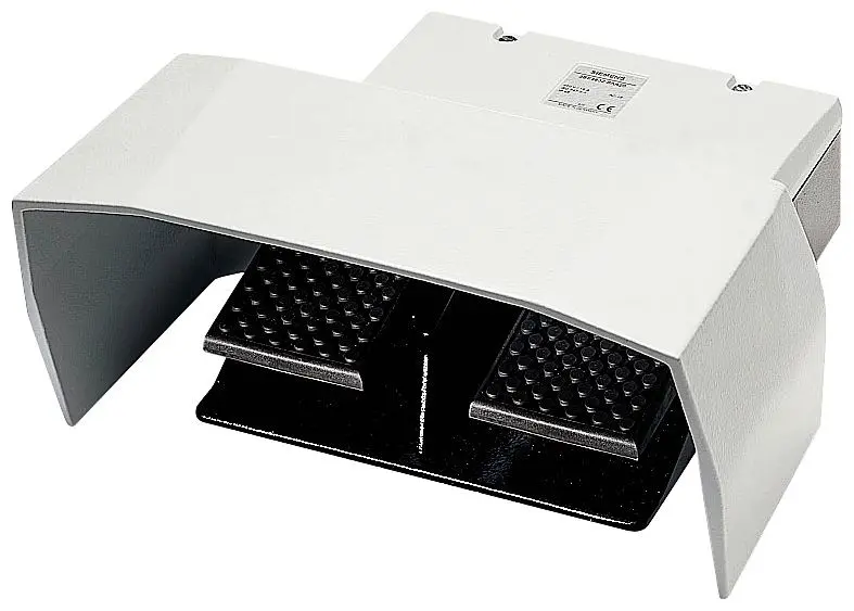 Produktfoto 1 von Siemens Fußschalter SIRIUS Fußschalter Tastend, 2 Schließer/2 Öffner Aluminium, 4A, IP65