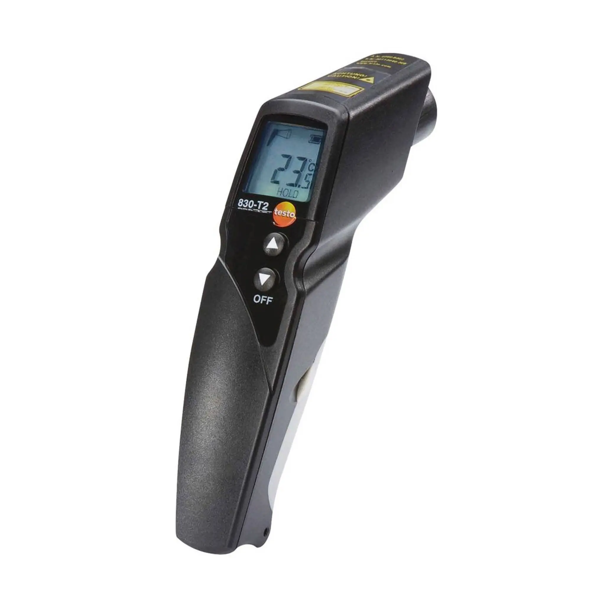 Produktfoto 1 von Testo 830-T2 Infrarot Thermometer, -30 °C 12:1, bis 400 °C, ±1.5°C, Celsius