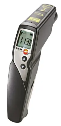 Produktfoto 1 von Testo 830-T4 Infrarot Thermometer, -30 °C 30:1, bis 400 °C, ±1°C, °C, F