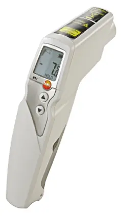 Produktfoto 1 von Testo 831 Infrarot Thermometer, -30 °C 30:1, bis 50 °C, ±1.5°C, F, °C