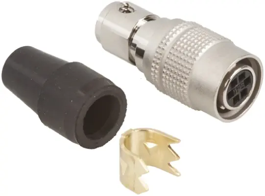 Produktfoto 1 von Hirose HR10 7 Miniature Rundsteckverbinder Buchse 6-polig Stecker 2A Kabel