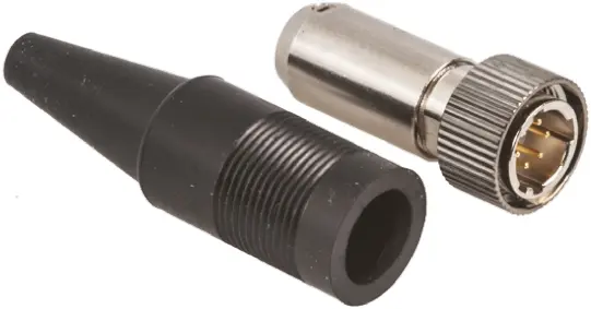 Produktfoto 1 von Hirose SR30 10 mm Miniature Rundsteckverbinder Stecker 6-polig Stecker 1A Kabel