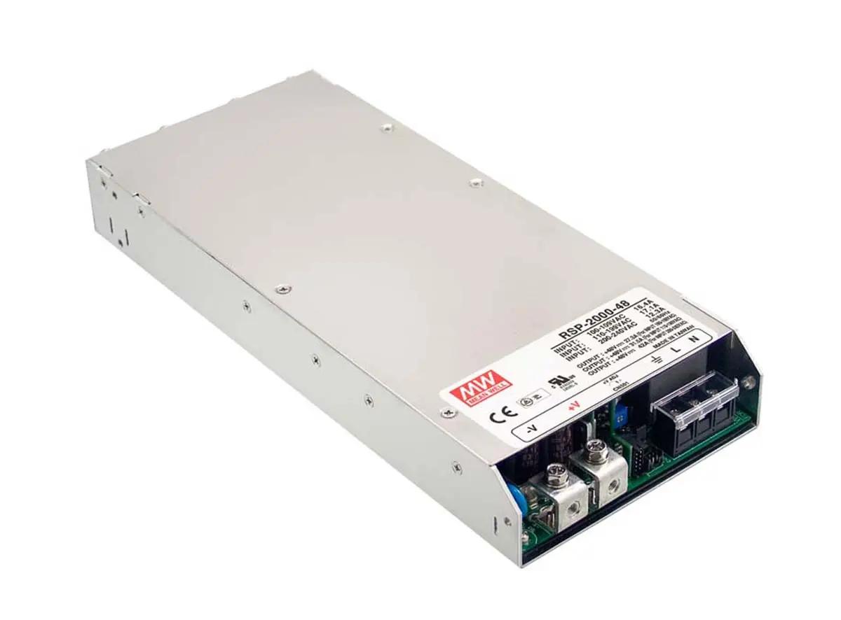 MEAN WELL RSP-2000 Schaltnetzteil 1 12V dc 1.2 kW, Fahrgestell 370 V dc, 264V ac