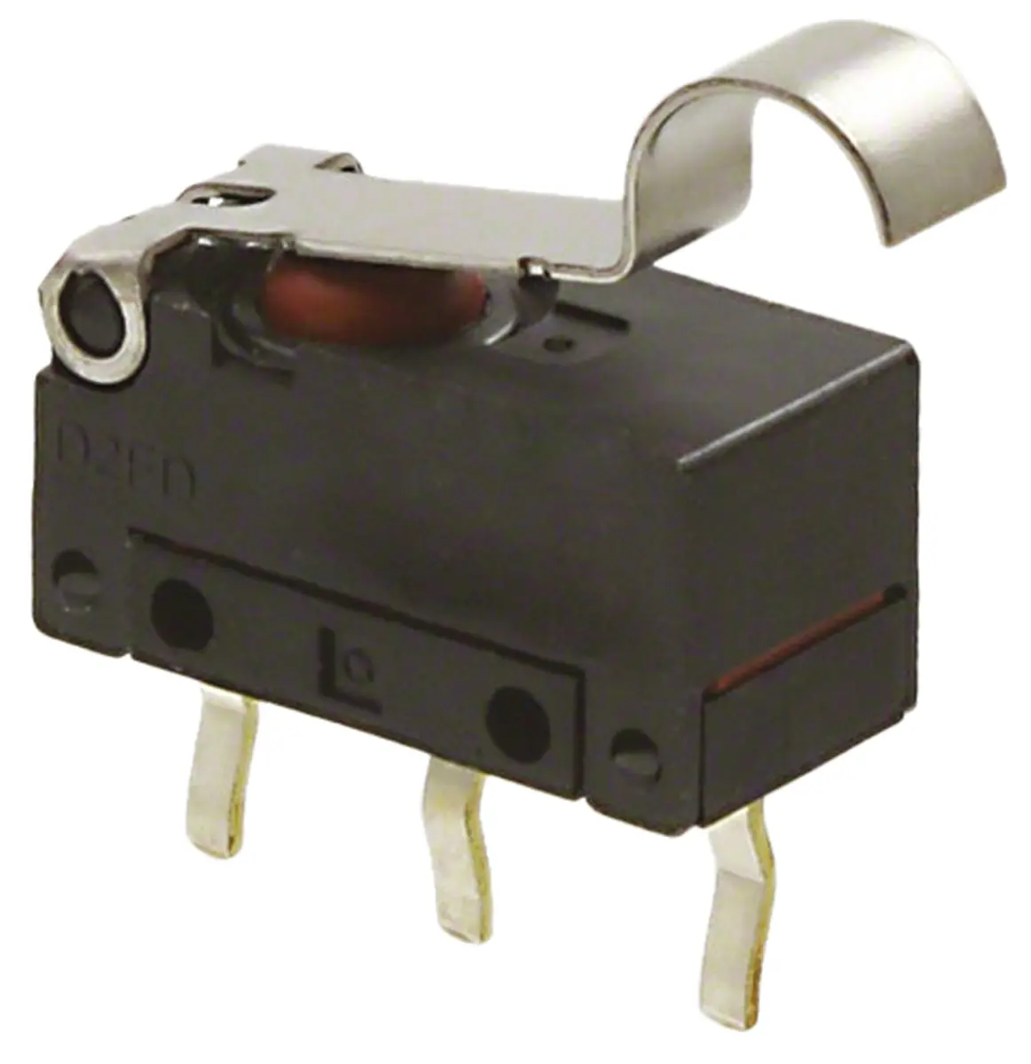 Produktfoto 1 von Omron Mikroschalter Rollenhebel simuliert-Betätiger Klemme, 1-poliger Wechsler, 30 V dc, 2A IP6X 0.65N -20 °C - 70 °C