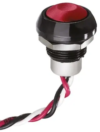 APEM Hall-Effekt-Druckschalter mit Stößel, 5 mA, 50 mA 24 V Vorverdrahtet 4.5 V, IP40 Linear Tastend -40 °C 85 °C