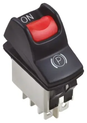 Produktfoto 1 von APEM Panel Wippschalter DPST Ein-Ein Ein-Ein, 5A Beleuchtet, IP68