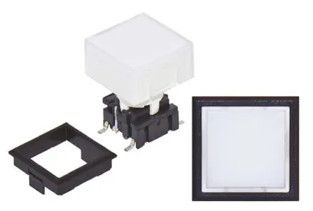 Produktfoto 1 von MEC Taktschalter-Kappe Klar, für Serie 5G
