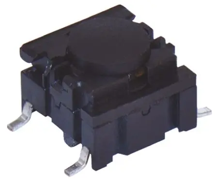 Produktfoto 1 von MEC IP67 Taster SPST Kappe, Lötanschluss 50mA Tastend Schwarz Oberfläche B. 10.1mm L. 10 mm