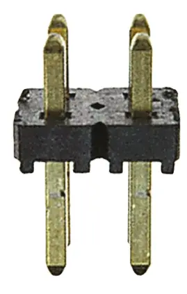 Samtec TLW Stiftleiste Gerade, 4-polig / 2-reihig, Raster 2.54 mm Raster Durchsteckmontage, Platine-Platine,
