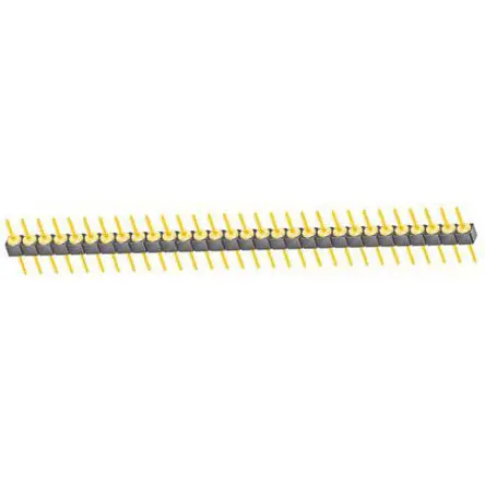 Samtec TS Stiftleiste Gerade, 30-polig / 1-reihig, Raster 2.54 mm Raster Durchsteckmontage, Platine-Platine, Unisoliert