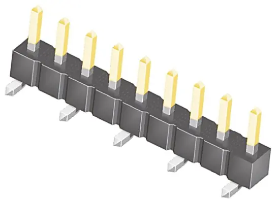 Samtec TSM Stiftleiste Gerade, 9-polig / 1-reihig, Raster 2.54 mm Raster Oberfläche, Platine-Platine, Kabel-Platine,