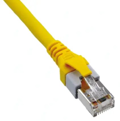 Produktfoto 1 von HARTING Cat5e Ethernet-Kabel, 8 m, Gelb, A RJ45 Stecker, B RJ45 Stecker, Polyurethan Abgeschirmt